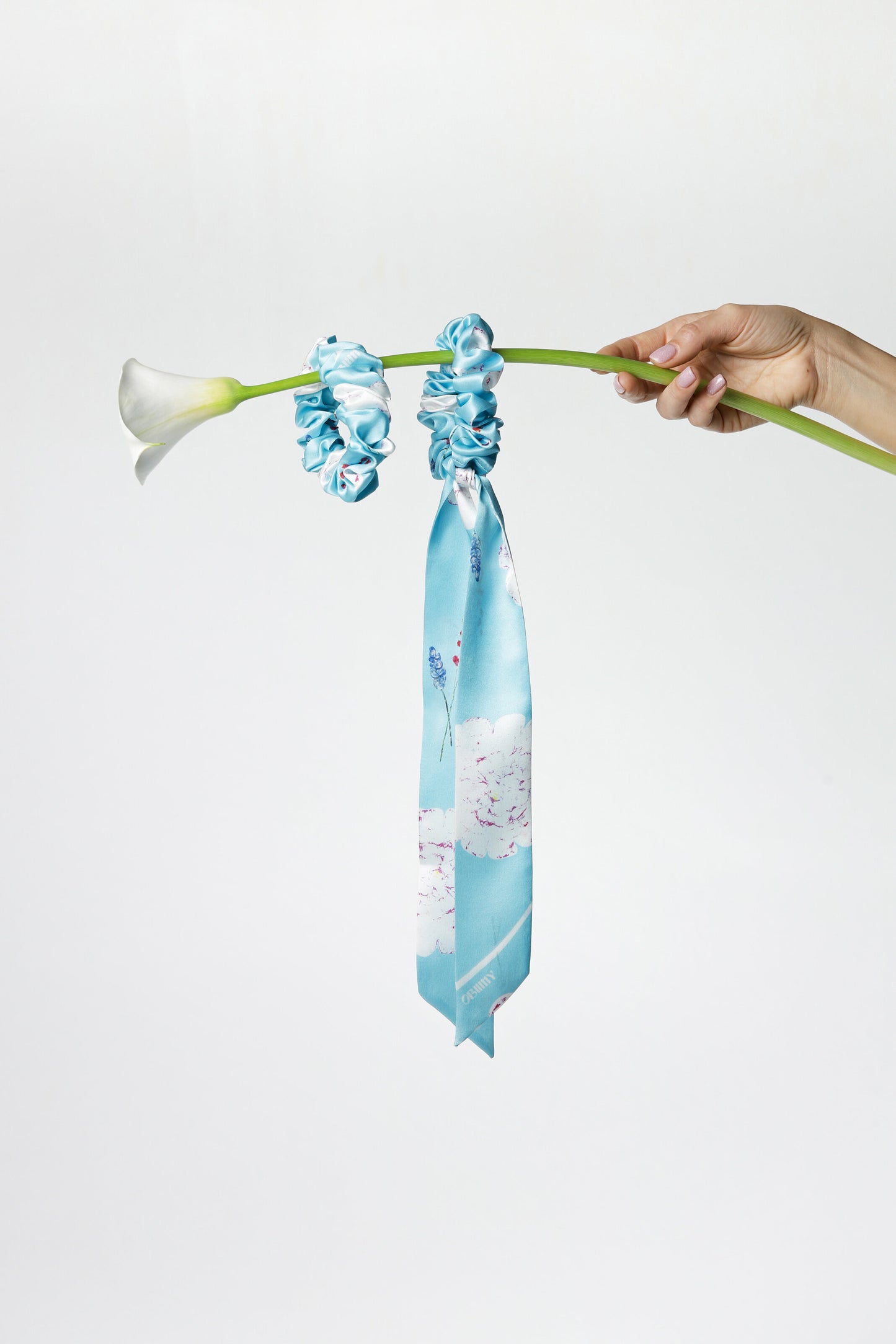 Twill and scrunchie "Tenderness"