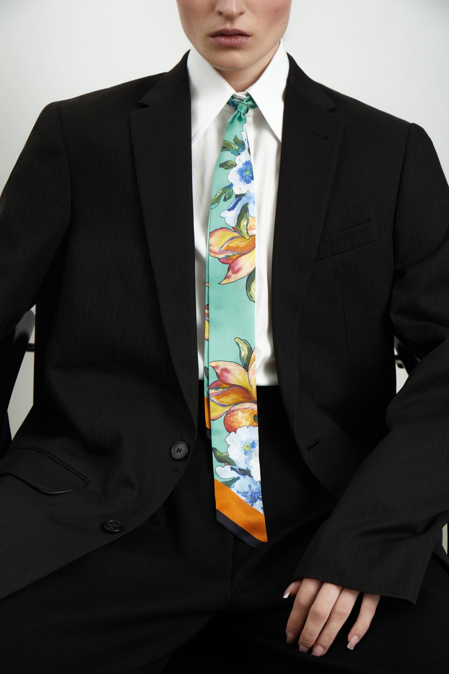 Silk twill "Juicy Memories" 33"x2"