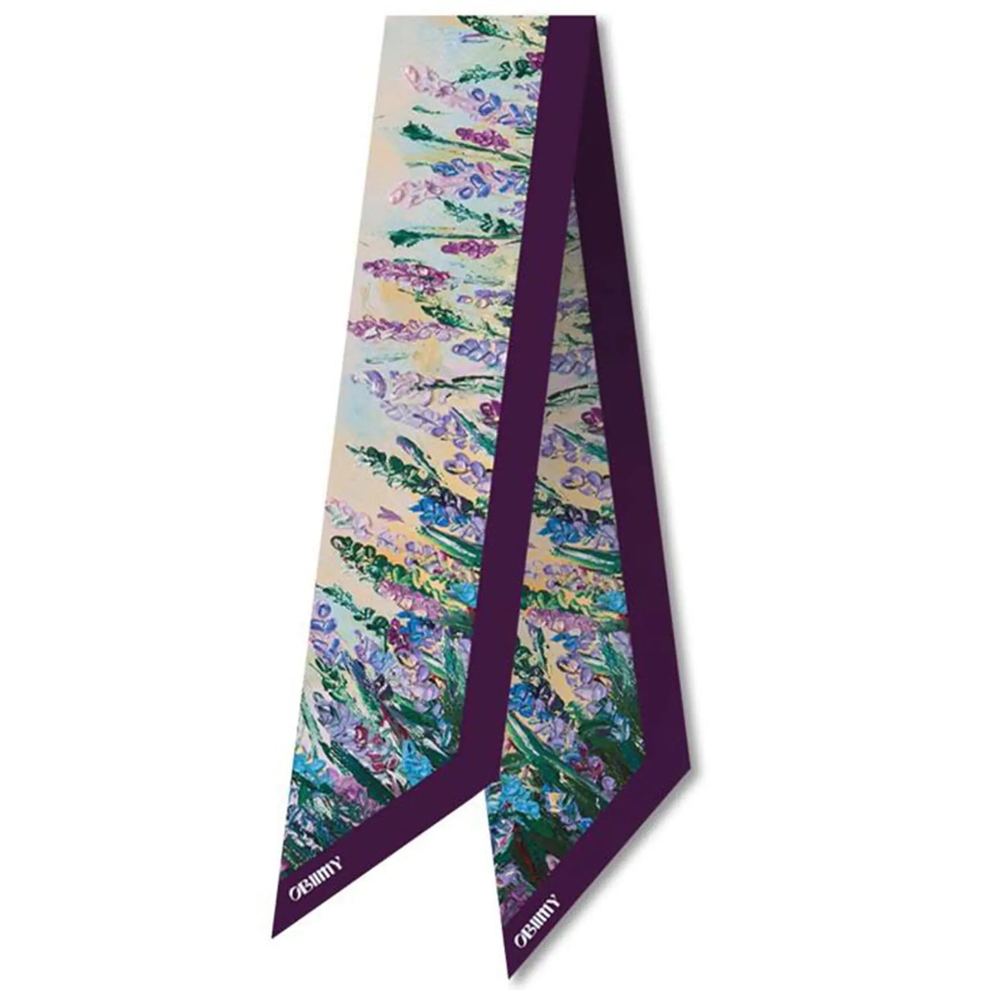 Silk twill "Winter energy" wide