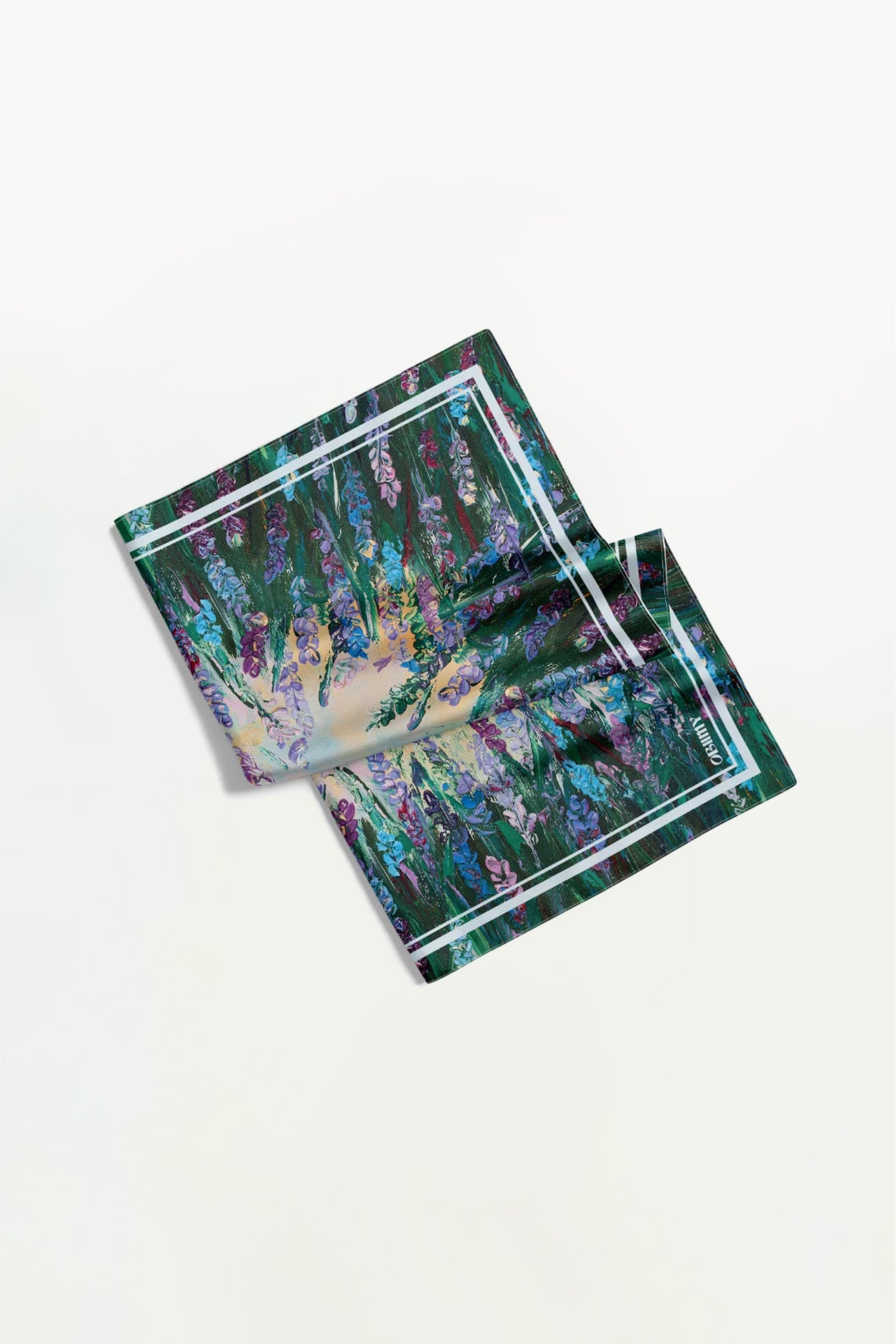 Premium silk scarf "Energy" 17"x17"