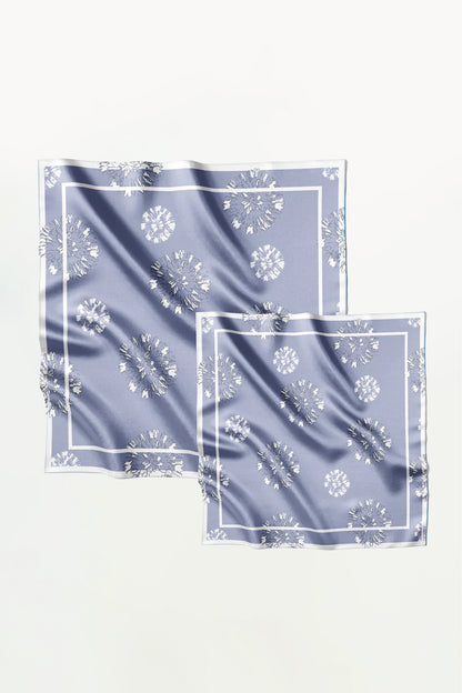 Premium silk scarf "Delight" 26"x26"