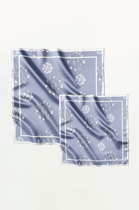 Premium silk scarf "Delight" 26"x26"
