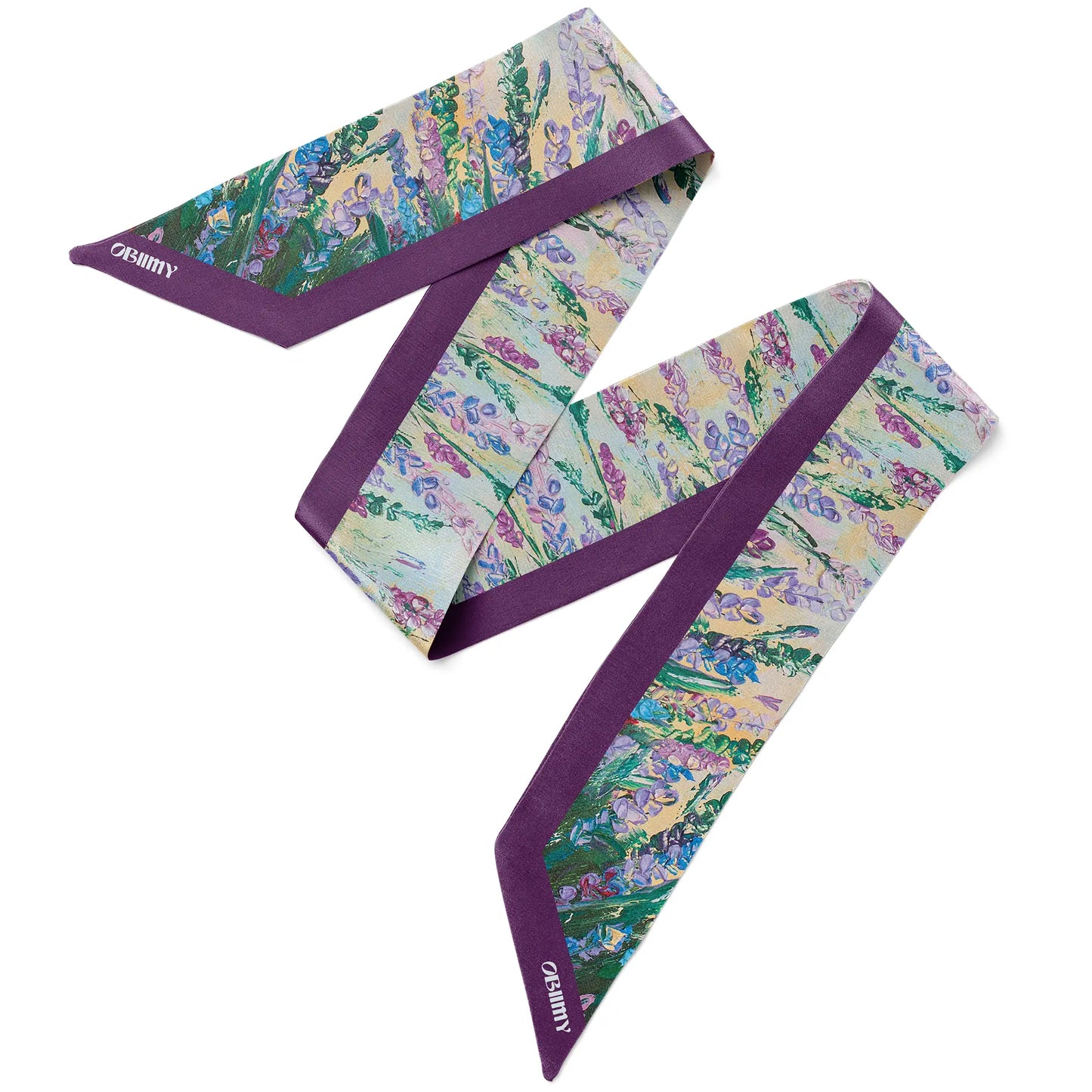 Silk twill "Winter energy" wide