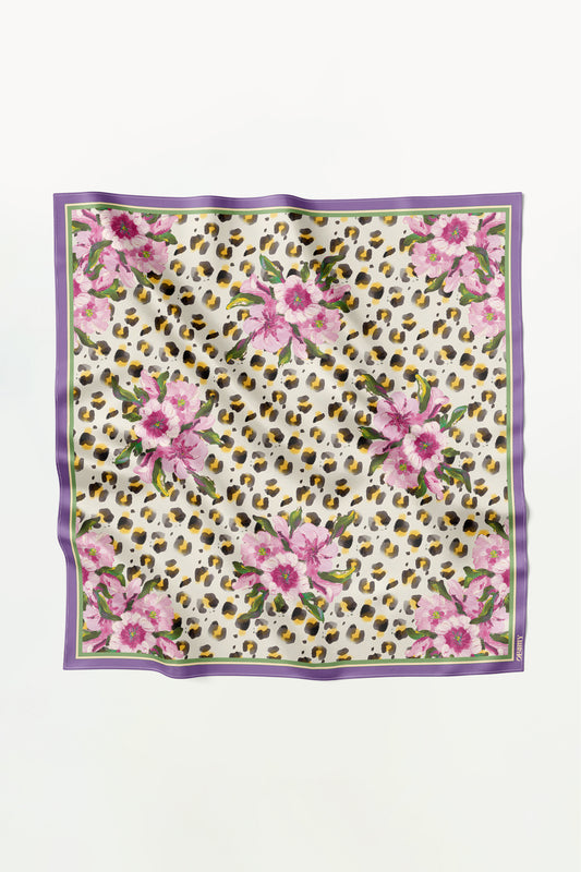 Premium silk scarf "Inspiration" 17"x17"