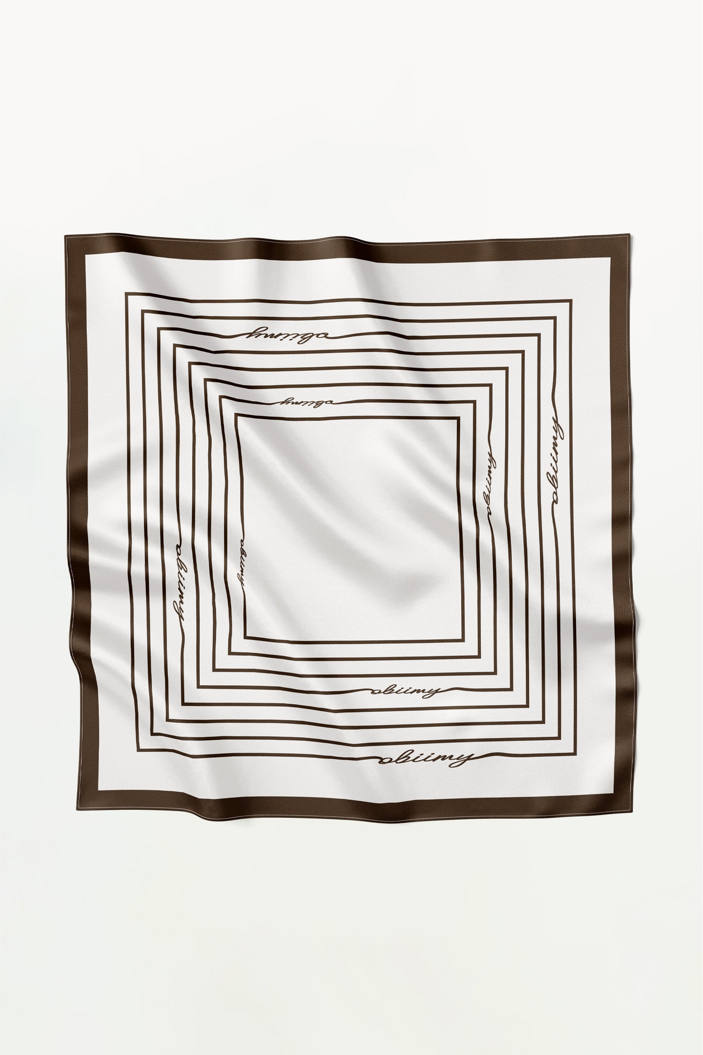 Premium silk scarf "From scratch" 17"x17"