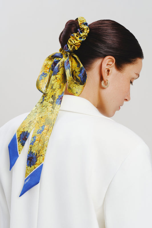 Twill and scrunchie "Courage"
