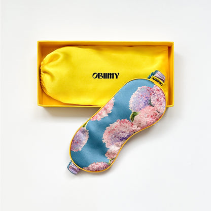 Sleep mask made of Italian silk “Sincere Feelings”