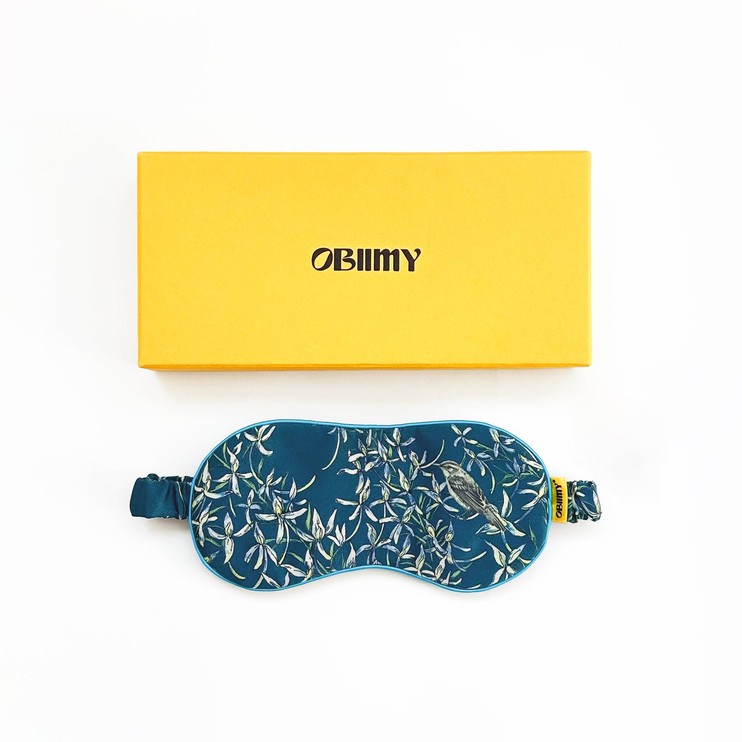 Italian silk sleep mask "Melody of Two"