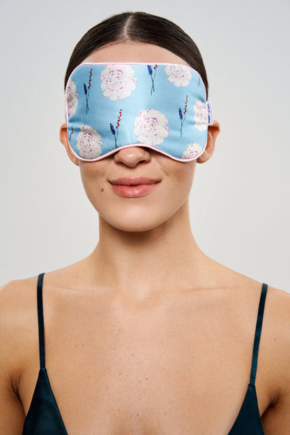 Italian silk sleep mask "Tenderness"