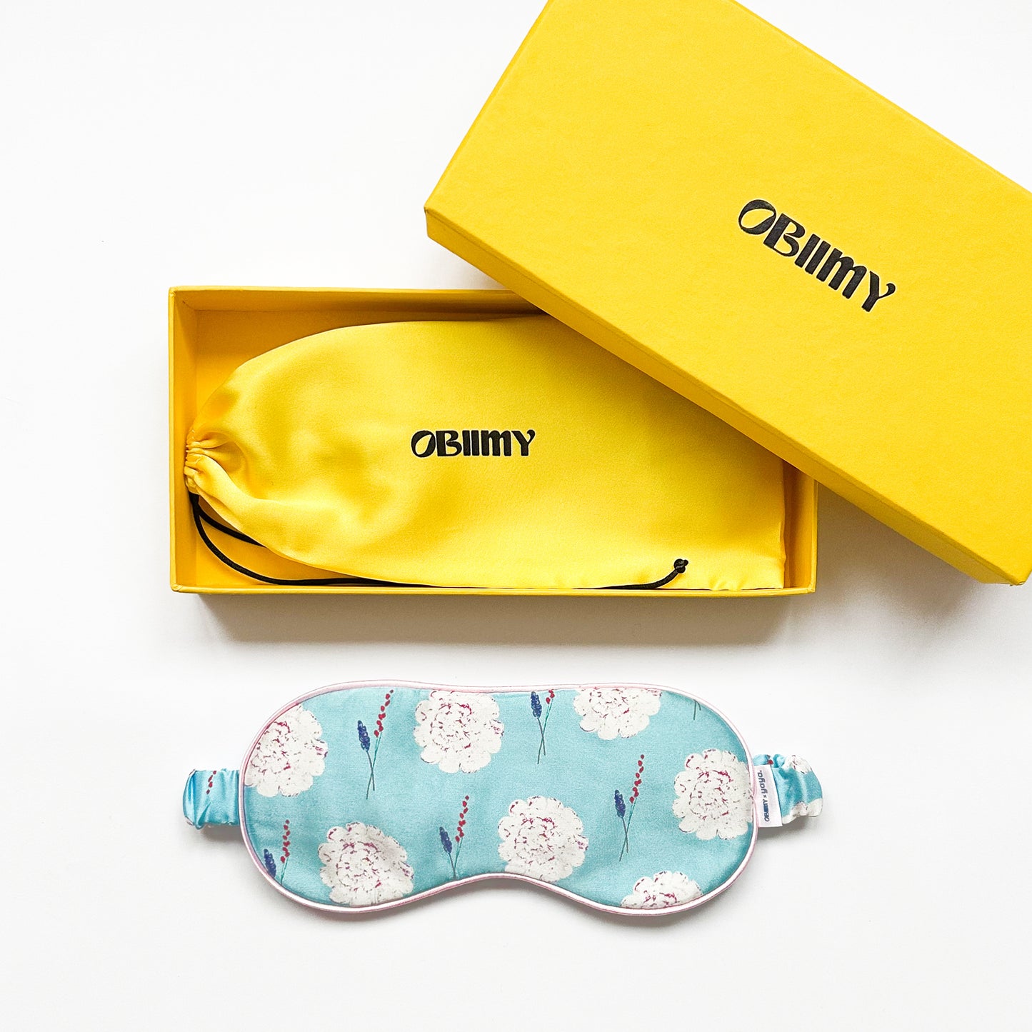 Italian silk sleep mask "Tenderness"