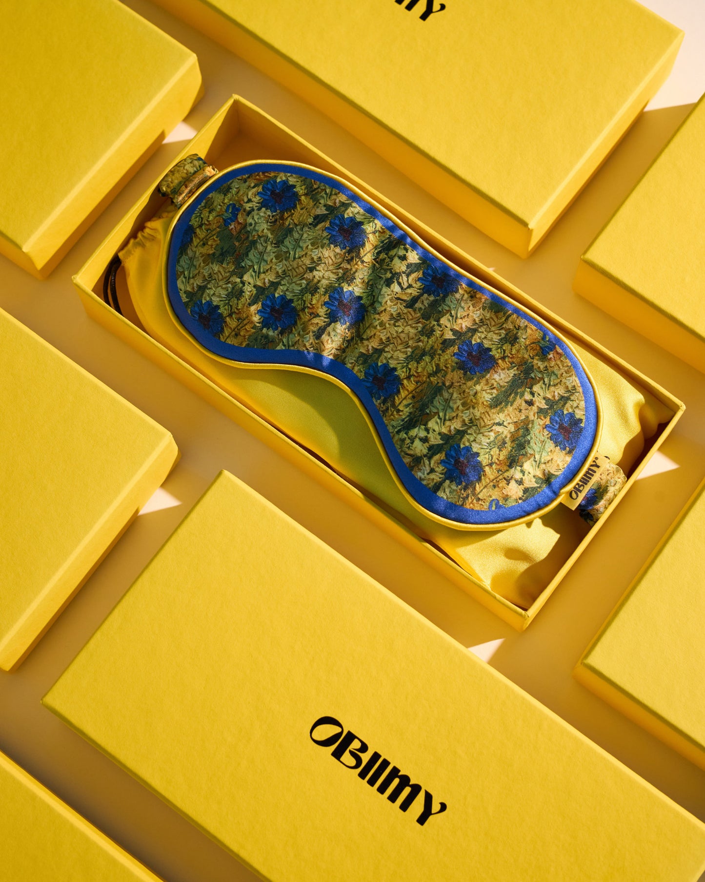 Italian silk sleep mask "Courage"