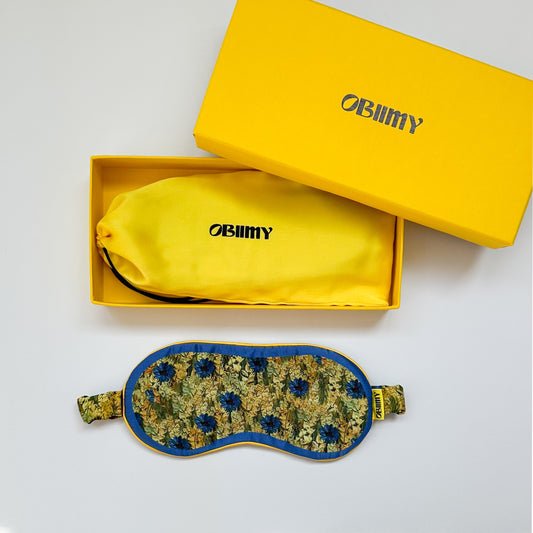 Italian silk sleep mask "Courage"