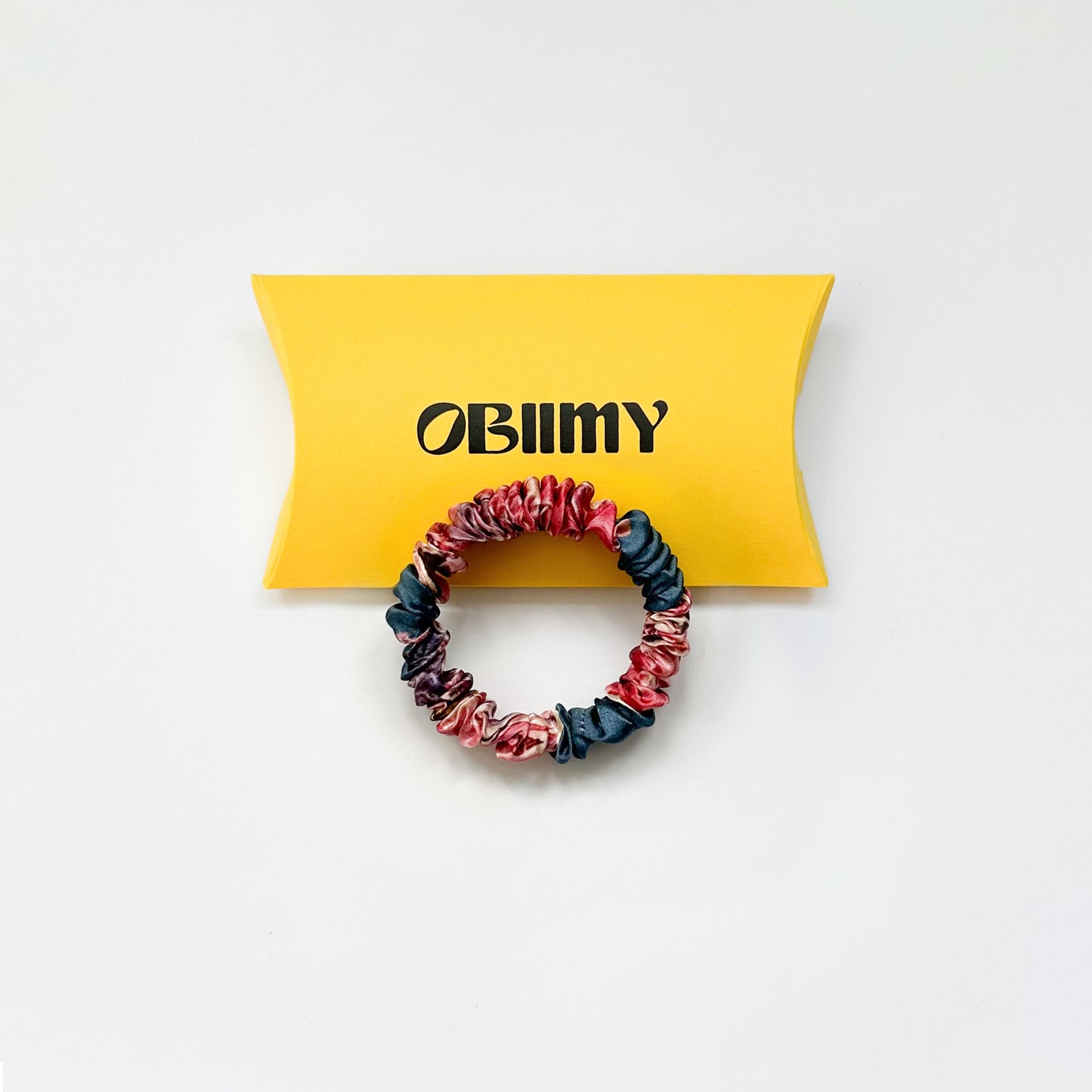 Mini silk scrunchie in assortment