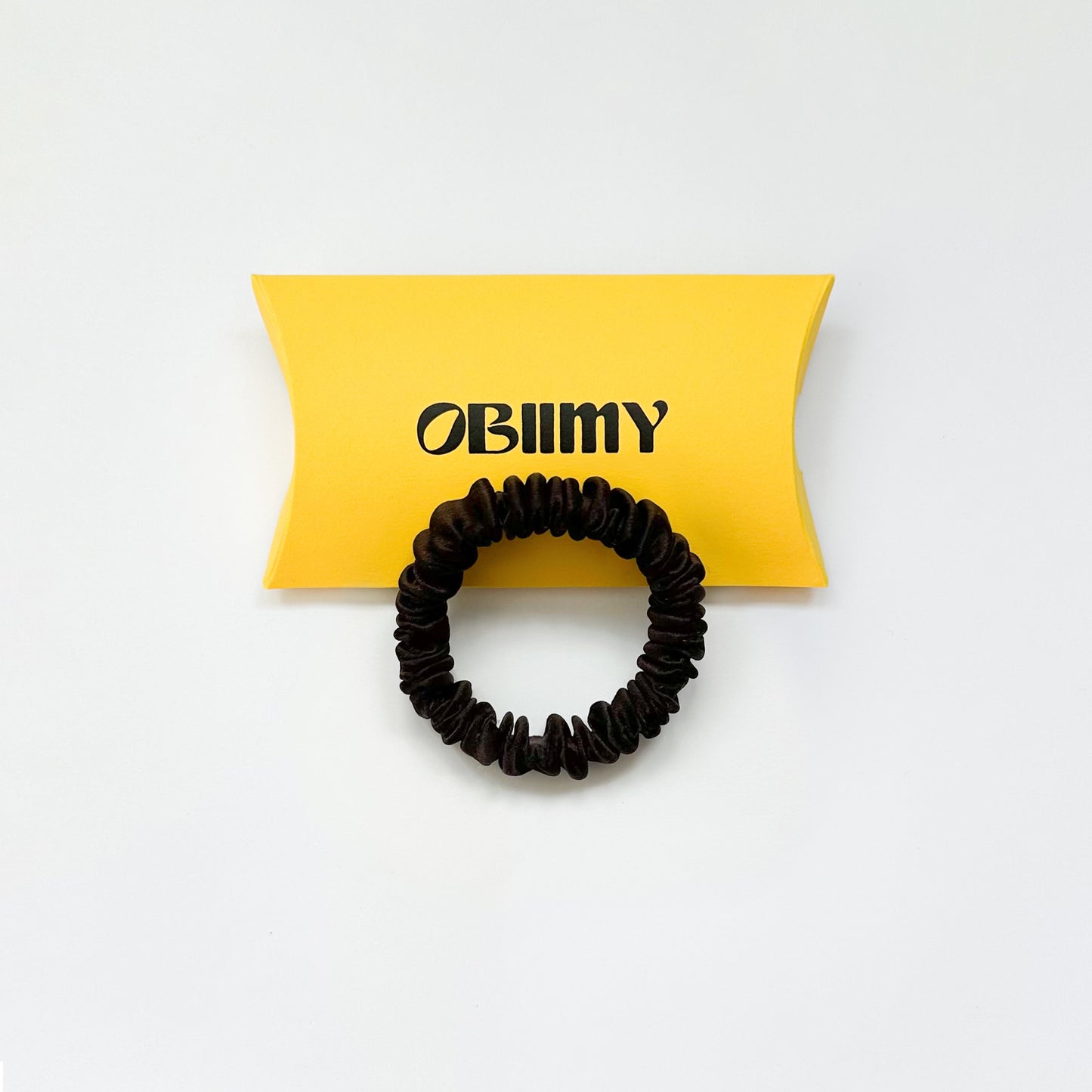 Mini silk scrunchie in assortment