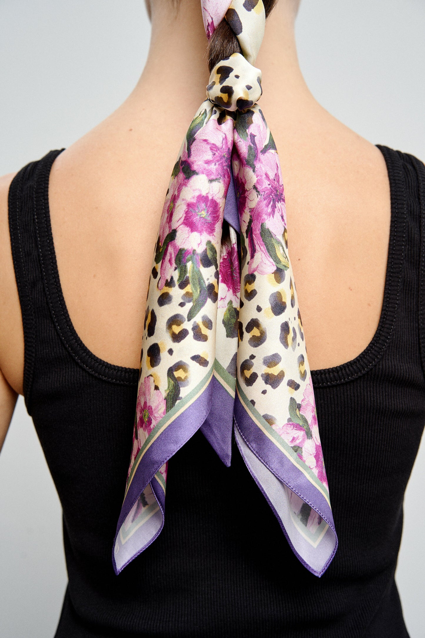Set of twill 140*5 and shawl 44*44 "Inspiration"