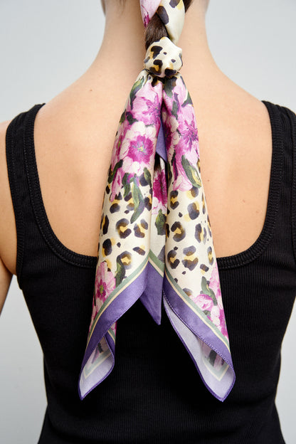 Set of twill 140*5 and shawl 44*44 "Inspiration"