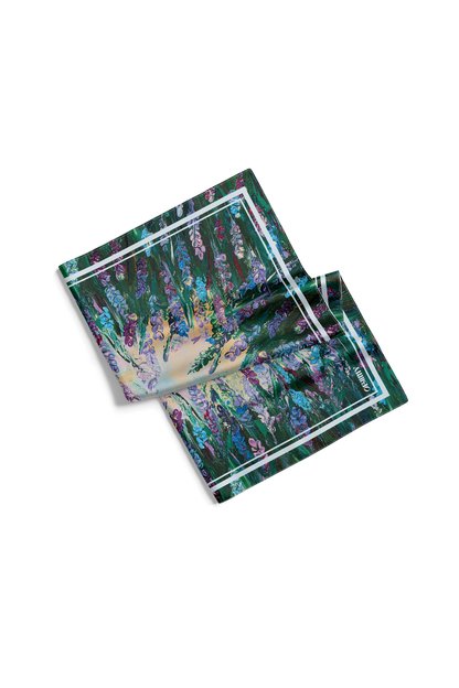 Silk pocket square "Energy" 17"x17" (Double-sided print)