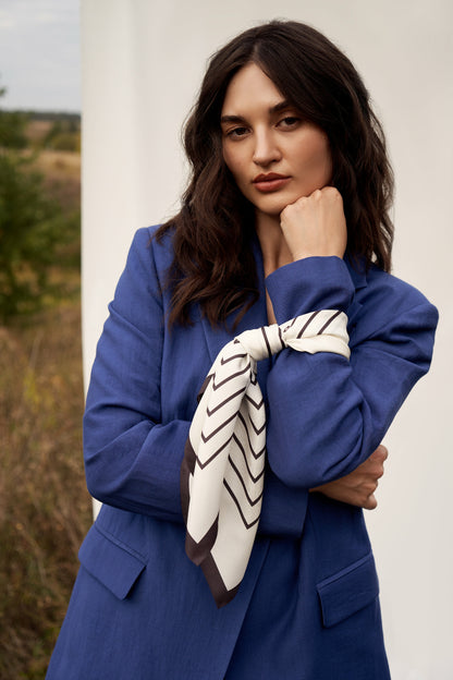 Silk Scarf "Fresh Start" 26"x26" (Double-sided print)