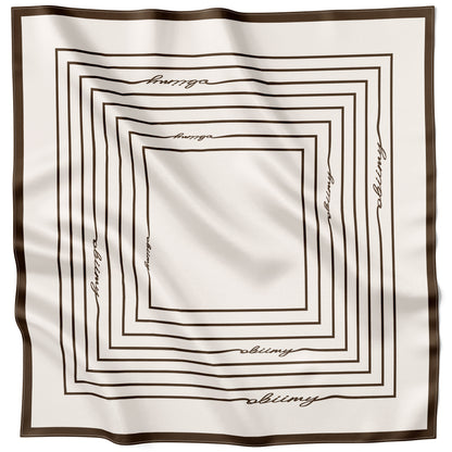 Silk Scarf "Fresh Start" 26"x26" (Double-sided print)