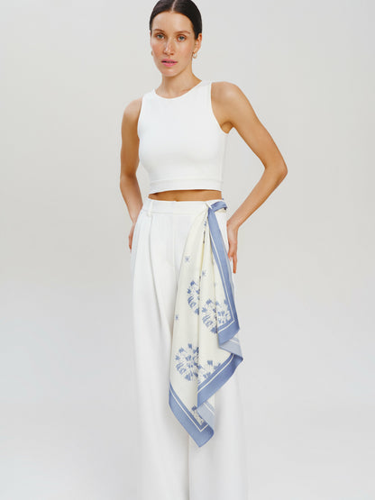 Silk Scarf "Passion" 26"x26" (Double-sided print)
