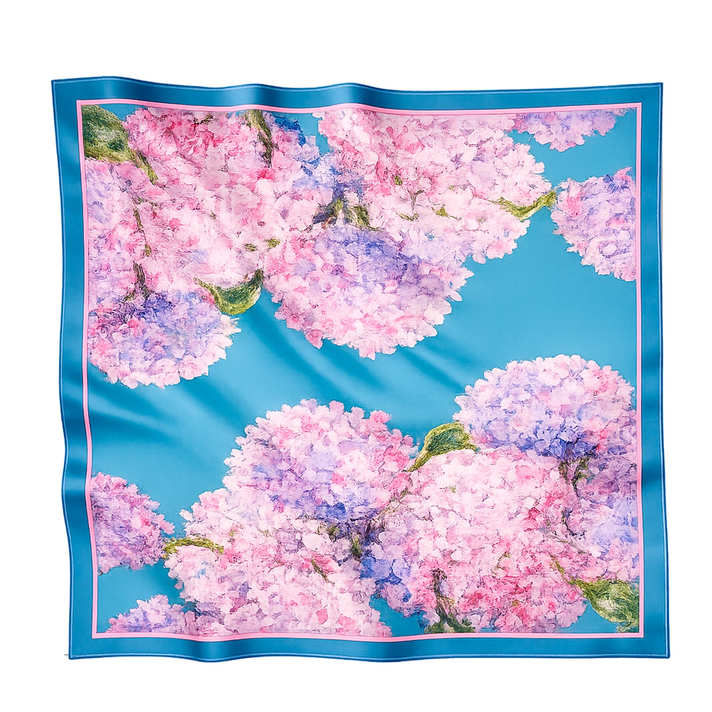 Premium silk scarf "Sincere Feelings" 26"x26"