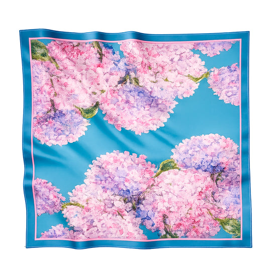 Premium silk scarf "Sincere Feelings" 26"x26"