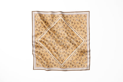 Premium silk scarf "Balance" 35"x35"