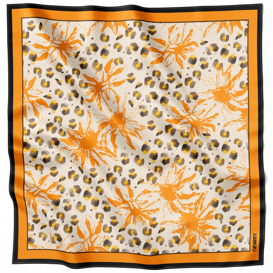Premium silk scarf "Grace" 26"x26"
