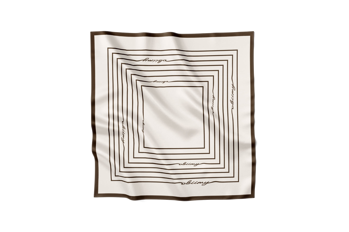Premium silk scarf "From scratch" 35"x35"