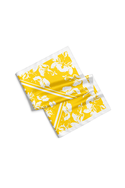 Premium silk scarf "Temptation" 17"x17"