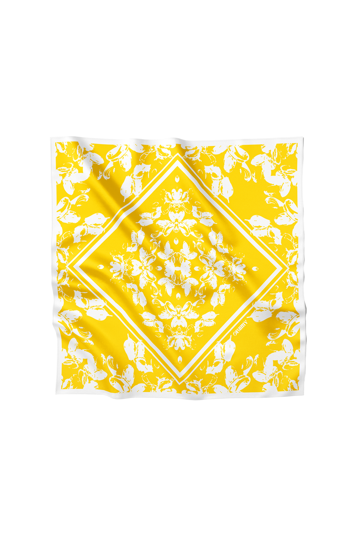 Premium silk scarf "Temptation" 17"x17"