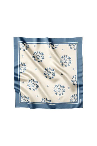 Premium silk scarf "Passion" 17"x17"