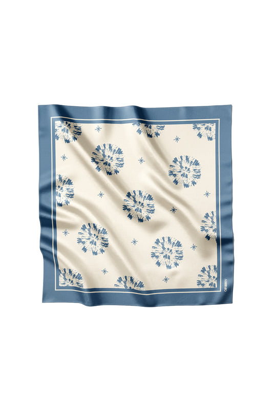 Premium silk scarf "Passion" 17"x17"