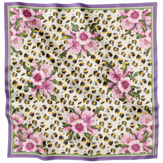 Premium silk scarf "Inspiration" 26"x26"
