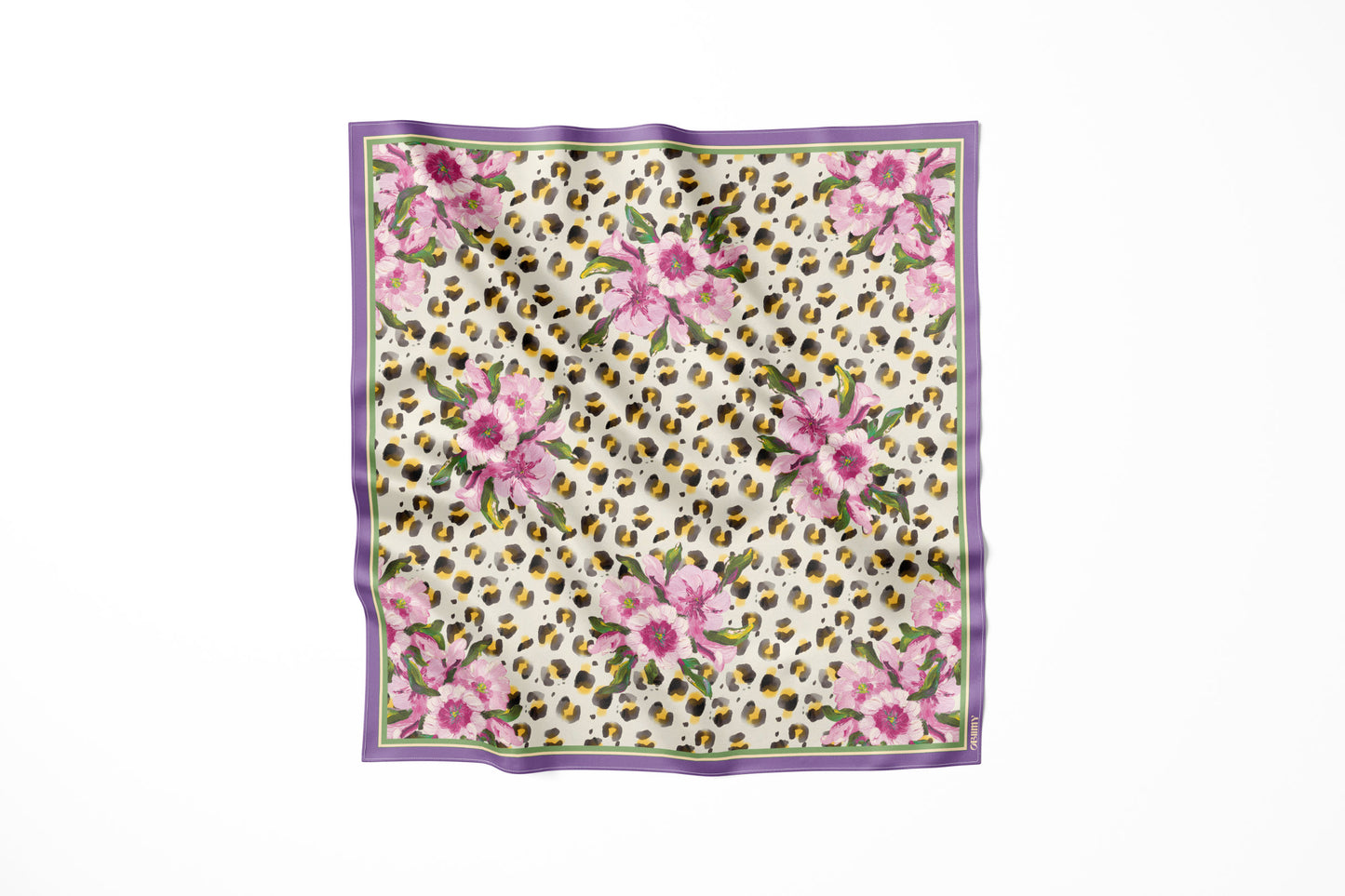 Premium silk scarf "Inspiration" 35"x35"