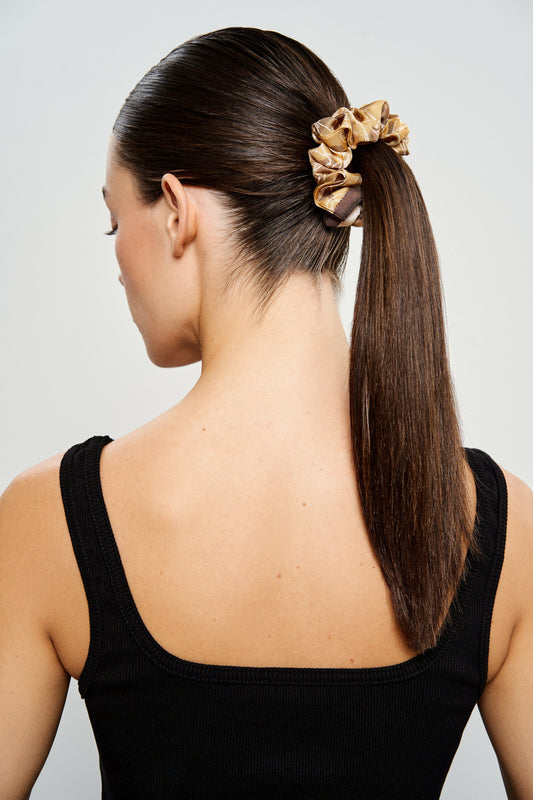 Silk scrunchie "Balance"