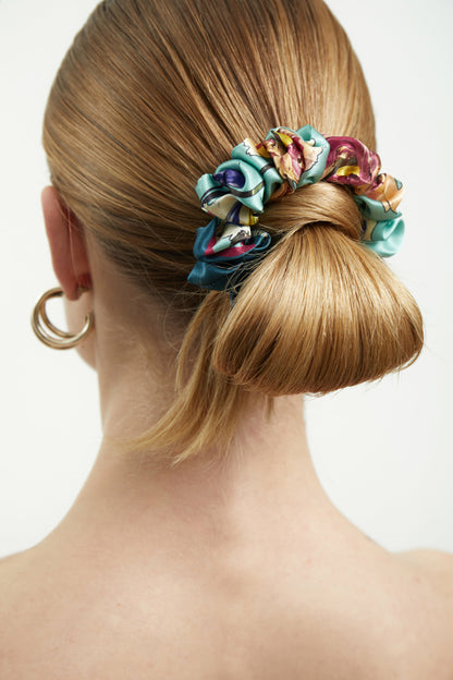 Silk scrunchie "The Awakening"
