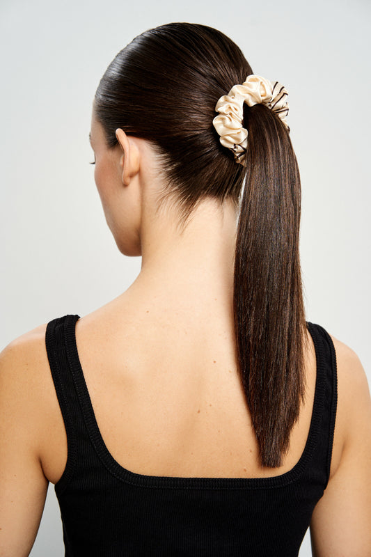 Silk scrunchie "From scratch"