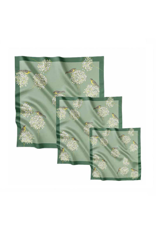Silk Scarf "Unity" 26"x26" (Double-sided print)