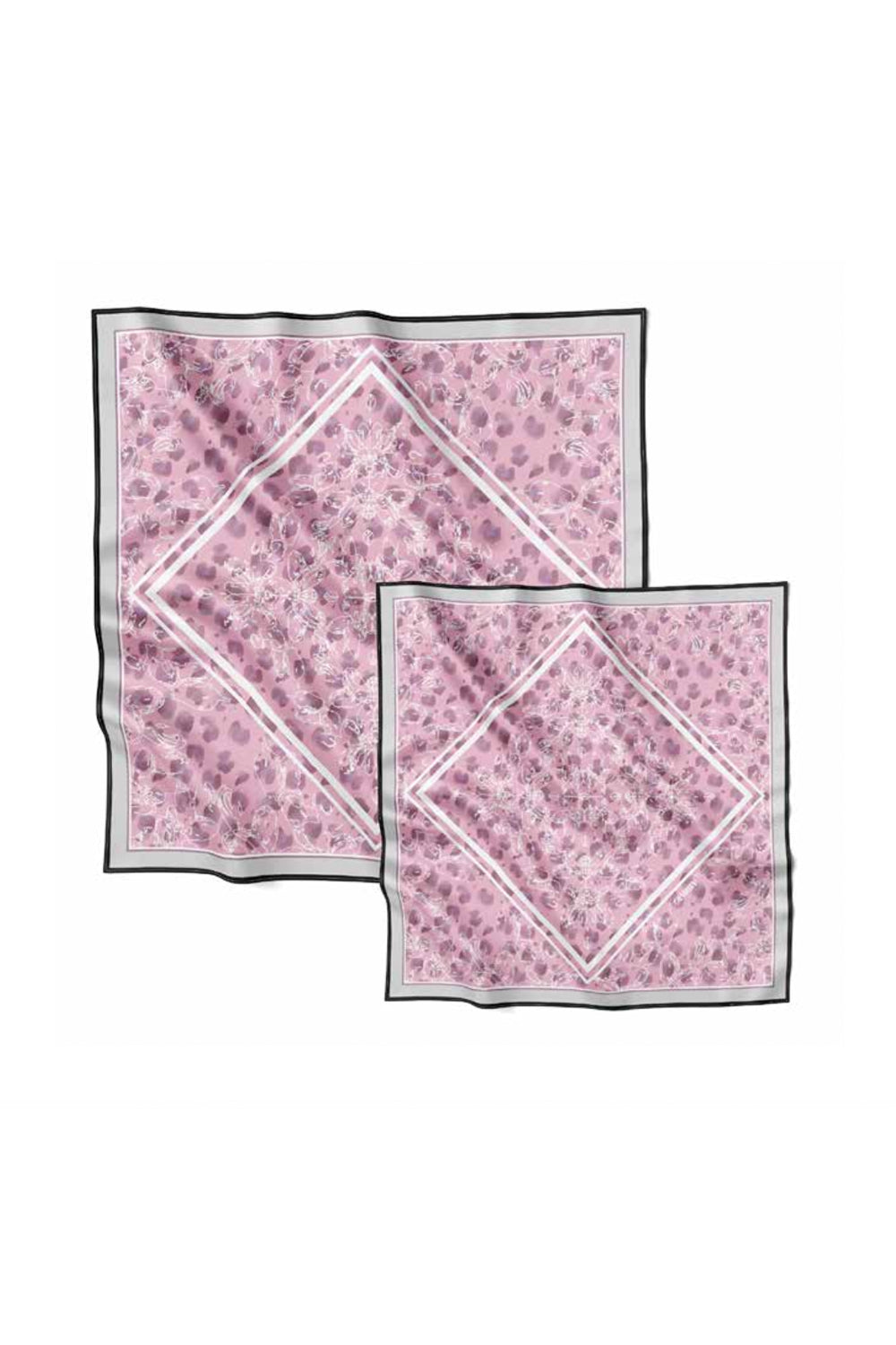 Silk Scarf "Renewal" 26"x26" (Double-sided print)