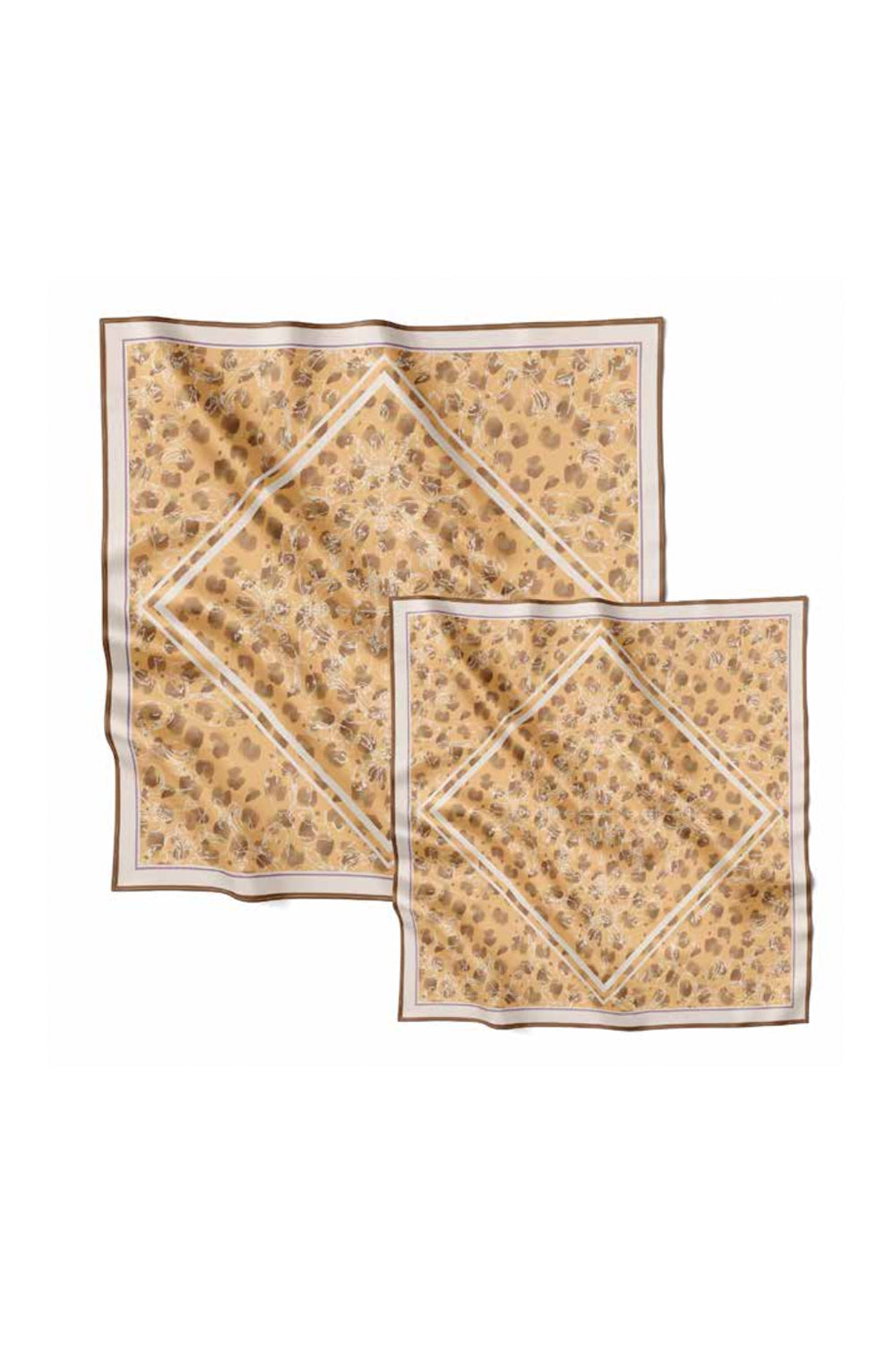 Silk pocket square "Balance" 17"x17" (Double-sided print)