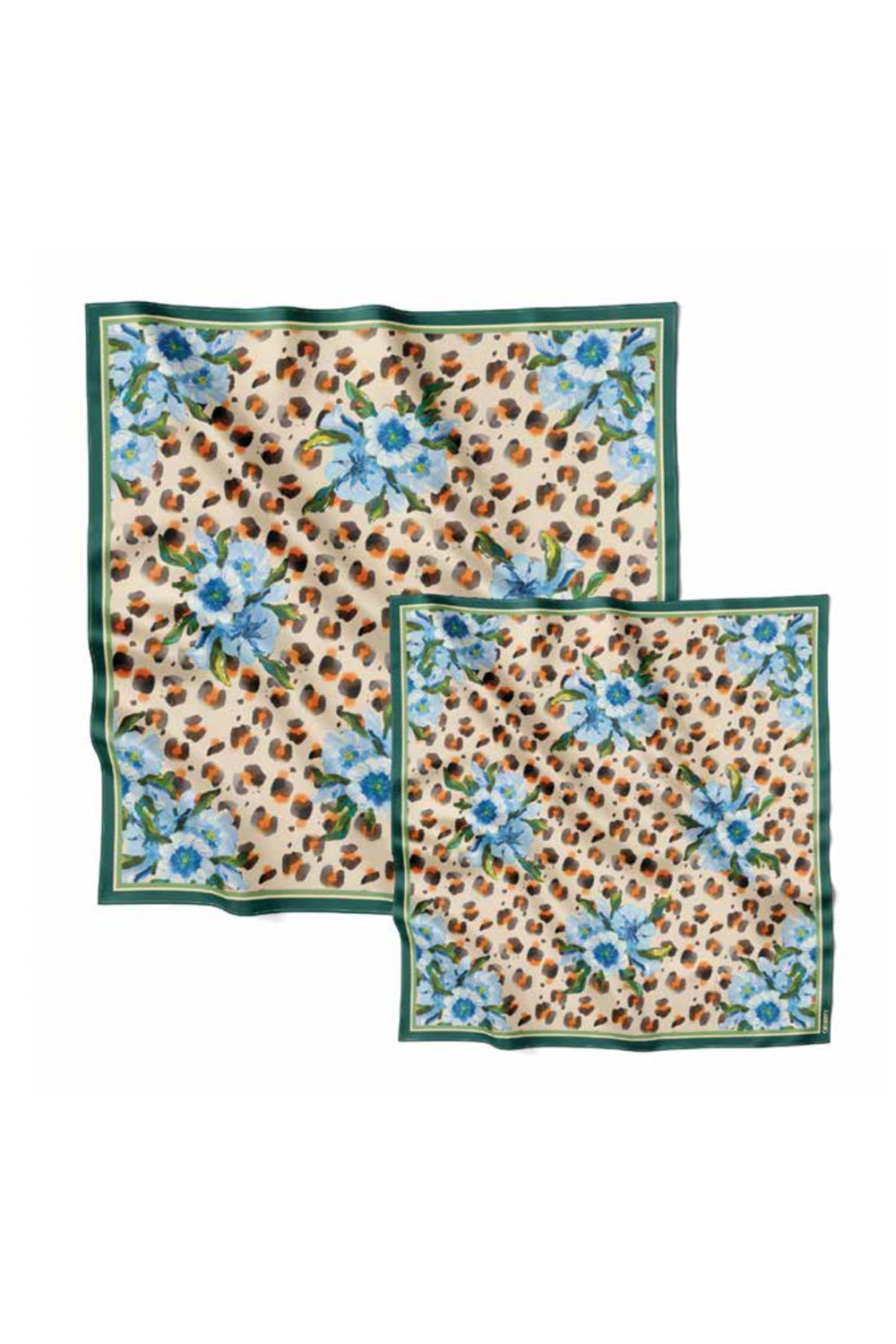 Silk Scarf "Bold Touch" 26"x26" (Double-sided print)