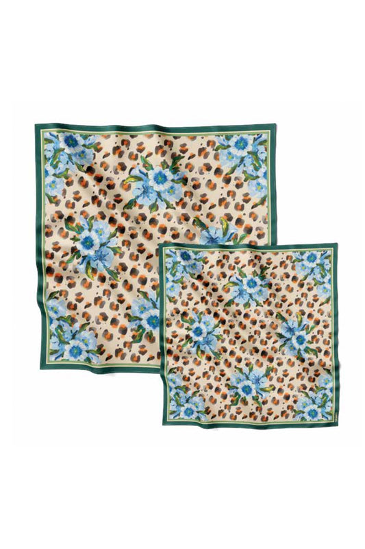 Silk Scarf "Bold Touch" 26"x26" (Double-sided print)