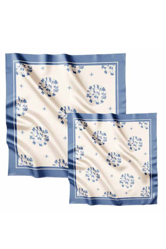 Silk Scarf "Passion" 26"x26" (Double-sided print)