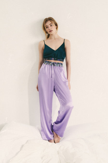 Silk pants