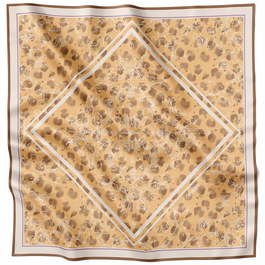 Silk pocket square "Balance" 17"x17"