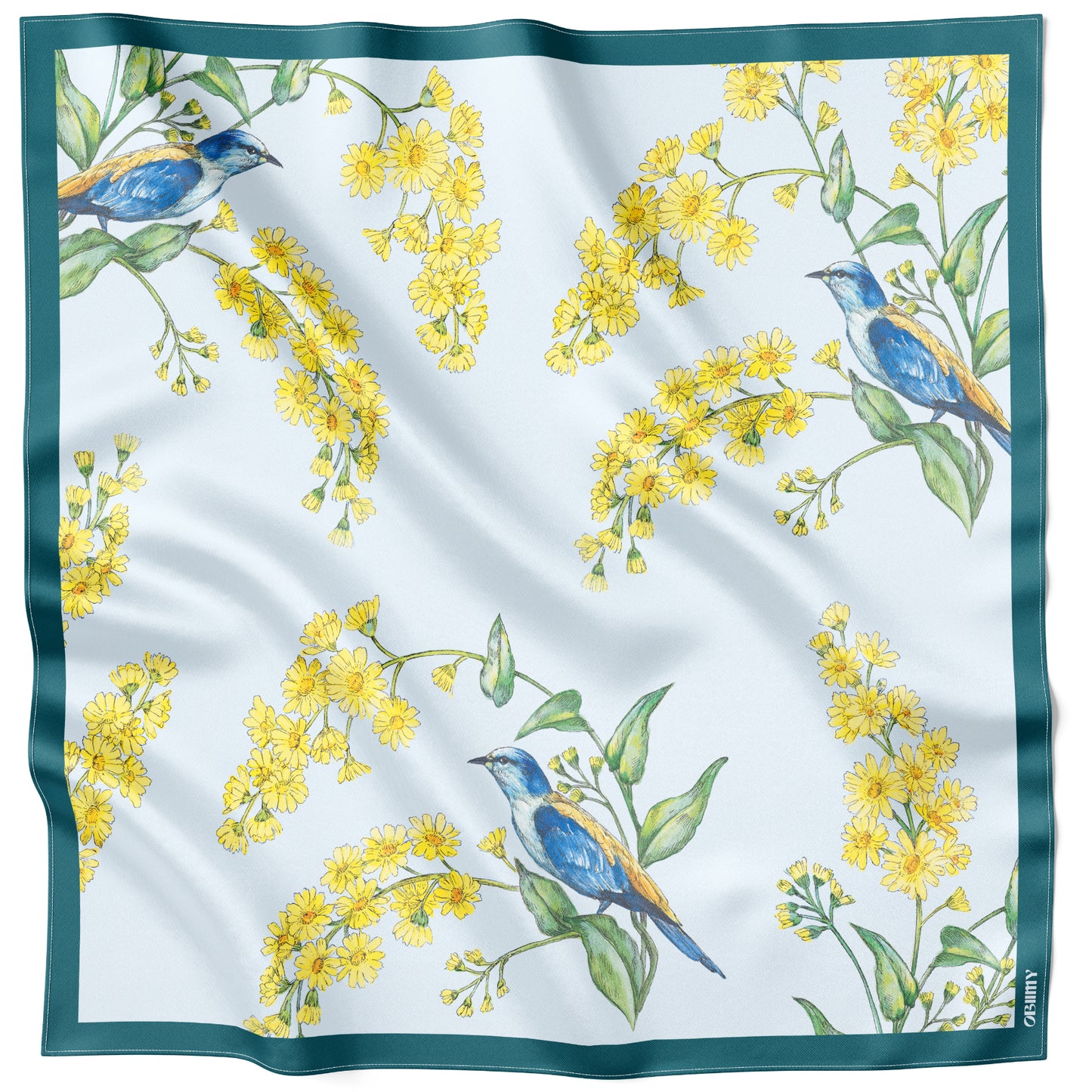 Silk scarf "Exaltation" 26"x26"