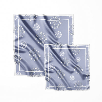 Premium silk scarf “Admiration” 35"x35" (double-sided print)