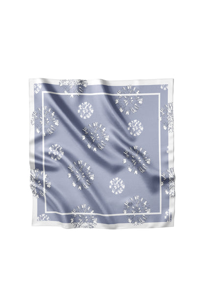 Premium silk scarf “Admiration” 26"x26" (double-sided print)