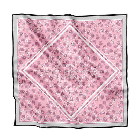 Premium silk scarf "Recovery" 26"x26"